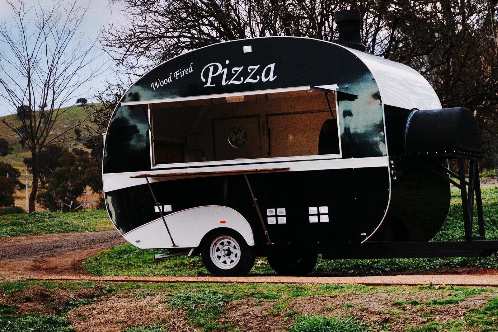 Cross Country Pizza trailer ready for service
